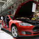 Tesla worker at the company’s Fremont, California factory.